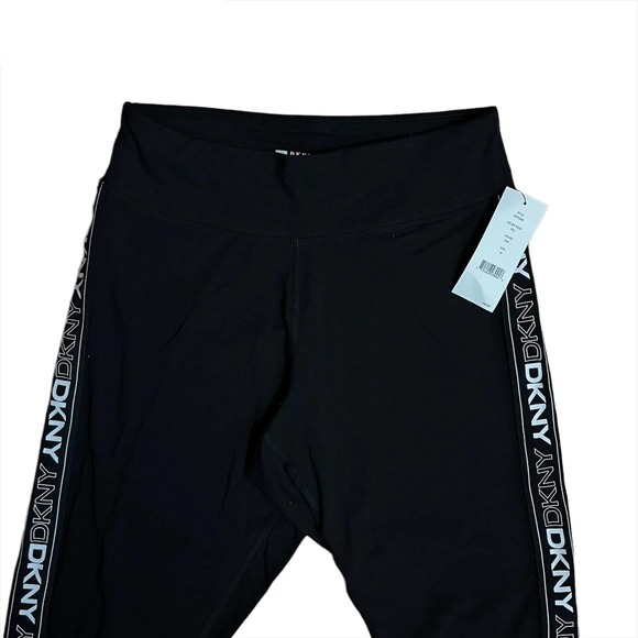 DKNY Sports Tummy Control Workout Yoga Leggings (Size: 1X) - Picture 2 of 4